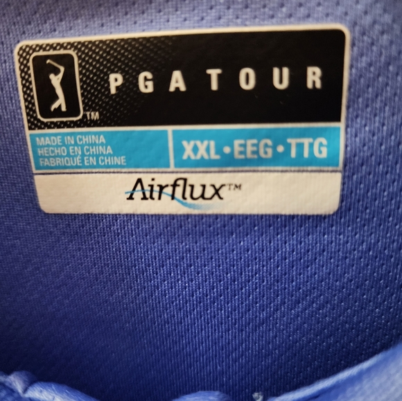PGA TOUR Men's Airflux Short-sleeved Polo - Picture 7 of 8